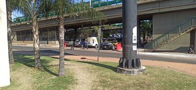 Agentes de la Patrulla Caminera en Asunción, según denuncia Juan Villalba, director de la PMT capitalina.