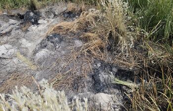 Habitantes del barrio Santa Librada de Naranjo, Piribebuy afirmaron sorprendidos que en la zona “hierve la tierra”.