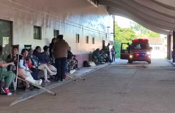 El hombre fue trasladado hasta el Hospital Regional de Ciudad del Este para recibir atención médica.