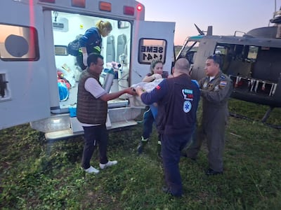 Fuerza Aérea y SEME realizaron compleja evacuación de una bebé prematura intubada