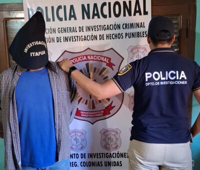 Detuvieron en Itapúa a presunto abusador que drogó y ultrajó a una niña de 12 años en Capiatá