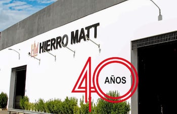 Hierro Matt cumple 40 años de trabajo en el sector metalúrgico.