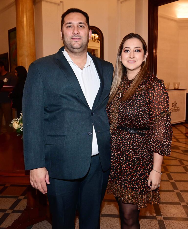 Benjamín Díaz de Bedoya y Lorena Collante.