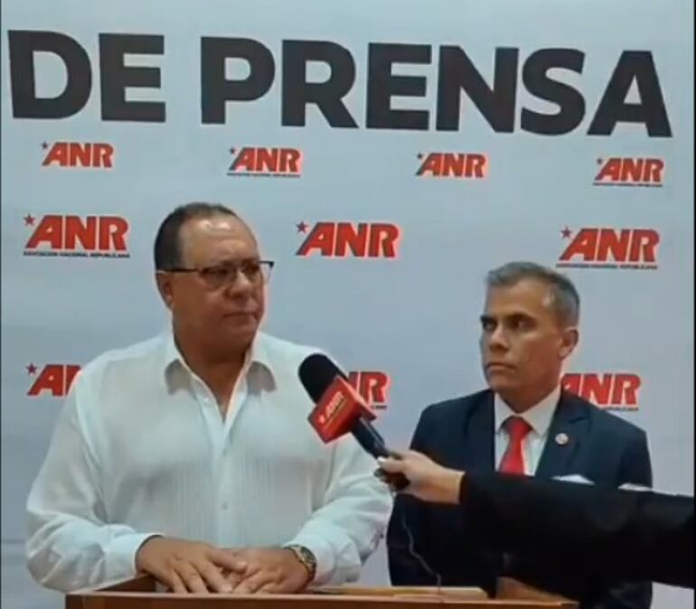José Alberto Alderete y Eduardo González en la ANR.