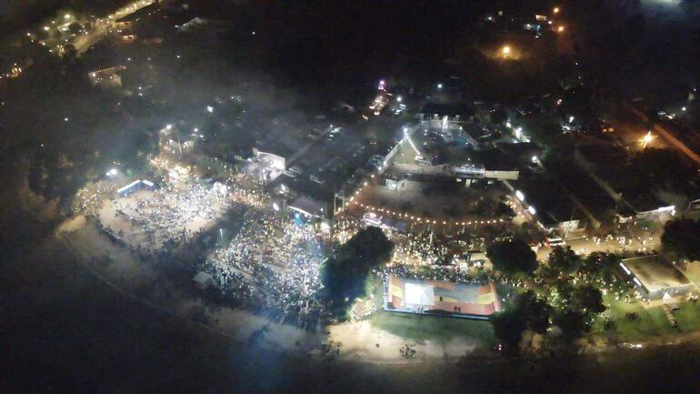 El año pasado la fiesta se realizó en la Costanera de Ciudad del Este. 