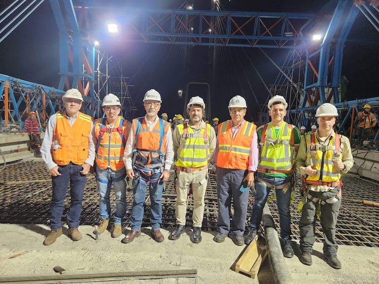 Supervisores y jefes del puente de la bioceànica