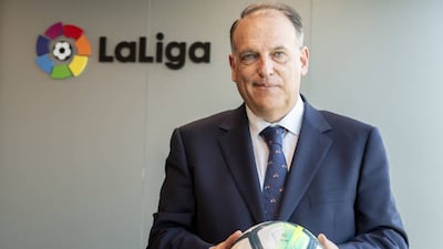 Javier Tebas (64 años), presidente de LaLiga española.