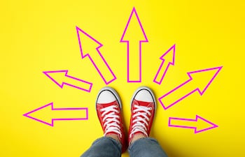 Concepto de elegir carrera universitaria.