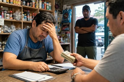 Los prestamistas informales pueden cobrar tasas superiores al 10% mensual.