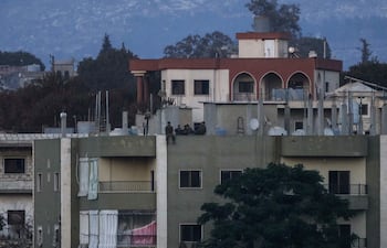 Una fotografía tomada desde la localidad de Zawtar al-Gharbiyah, en el sur del Líbano