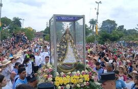 El octavario de la Virgen de Caacupé sigue atrayendo a peregrinos.