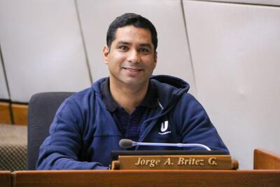 Jorge Brítez, diputado independiente.