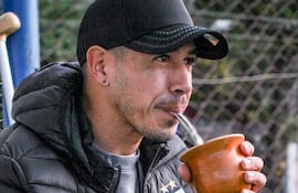 Édgar Zaracho (36 años), uno de los desafectados del Sportivo Ameliano.