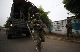 Militares se despliegan en la provincia de Manabi (Ecuador).