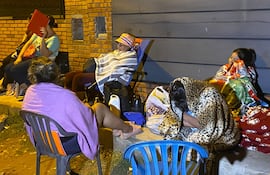 Ñemby padres acampando escuela Don Bienvenido Osorio