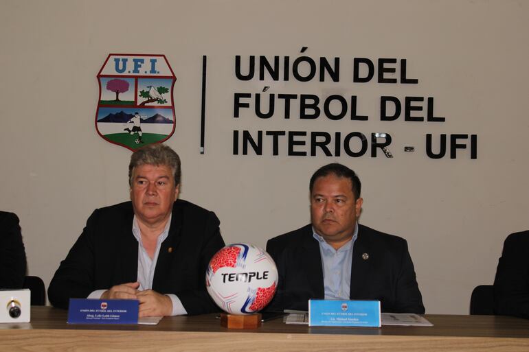 Lelis Leiht (secretario ejecutivo de UFI) y Michel Sánchez (director de competiciones de APF).  Foto: Faustina Agüero