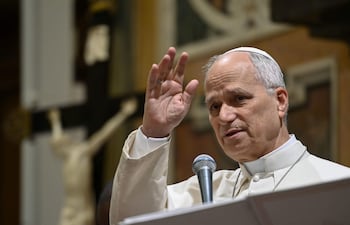 Imagen de archivo: el papa León XIV.