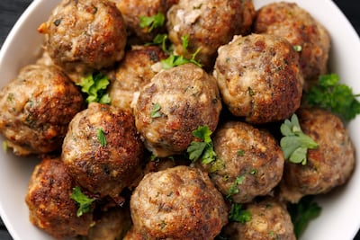 Albóndigas de cerdo.