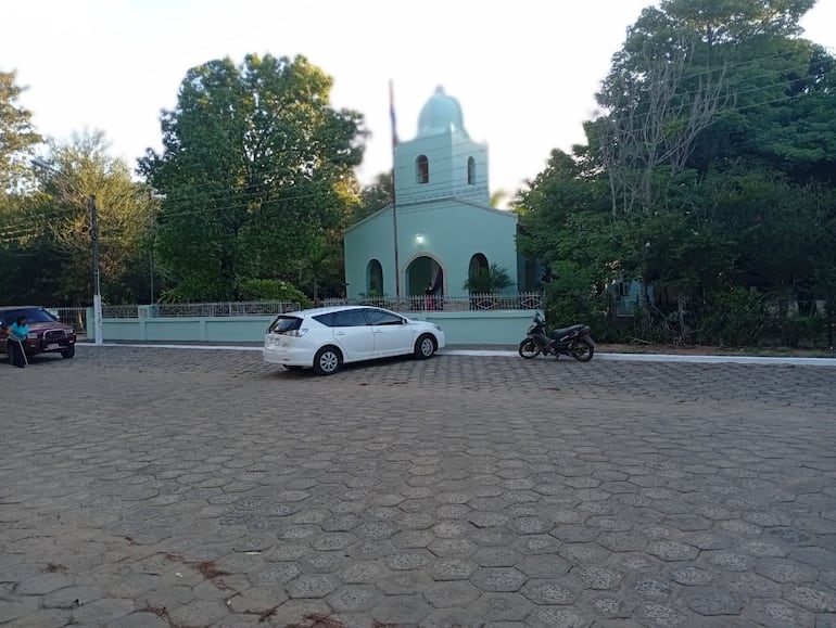 Fachada de la Iglesia de San Patricio de Irlanda de la localidad de Paso de Patria.