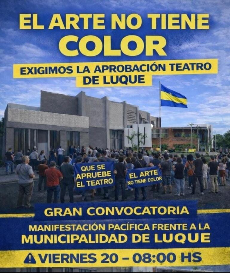 La ciudadanía luqueña se autoconvoca para una manifestación pacífica.