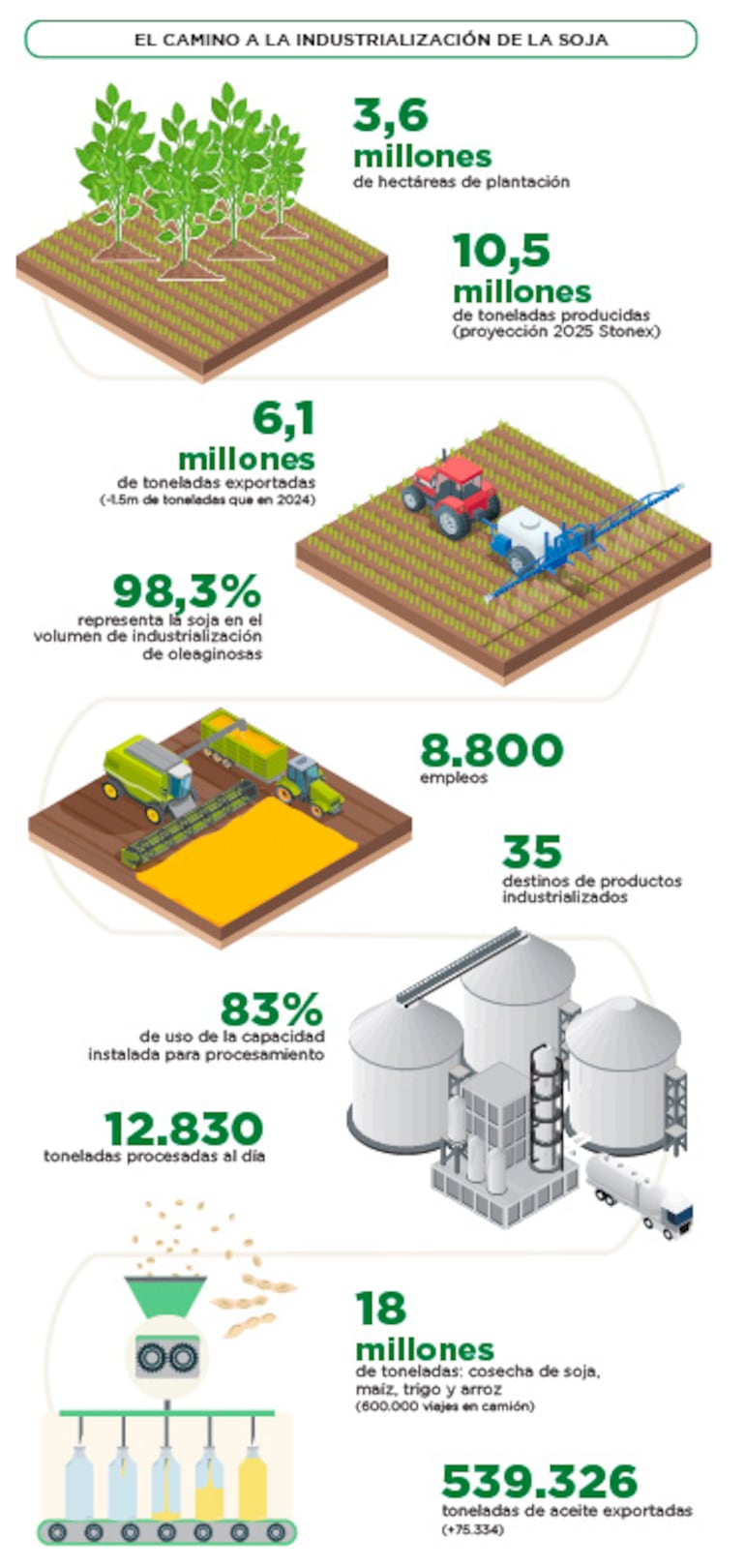 El camino a la industrialización de la soja