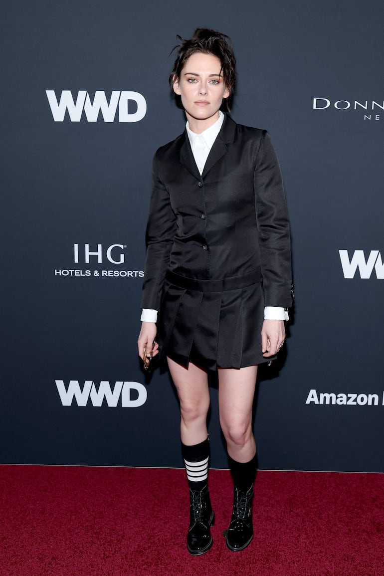 Kristen Stewart estuvo presente en los WWD Style Awards en el Regent Santa Mónica Beach. (Amy Sussman/Getty Images/AFP)
