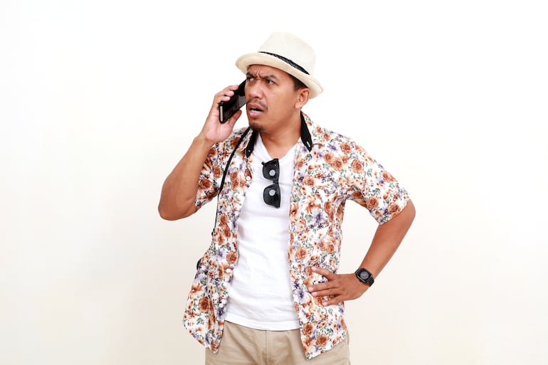 Estrés en vacaciones.