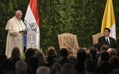 papa francisco visita paraguay
