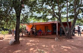 Vivienda del sojero Almir De Brum Da Silva, secuestrado en Curuguaty a manos del EPP.