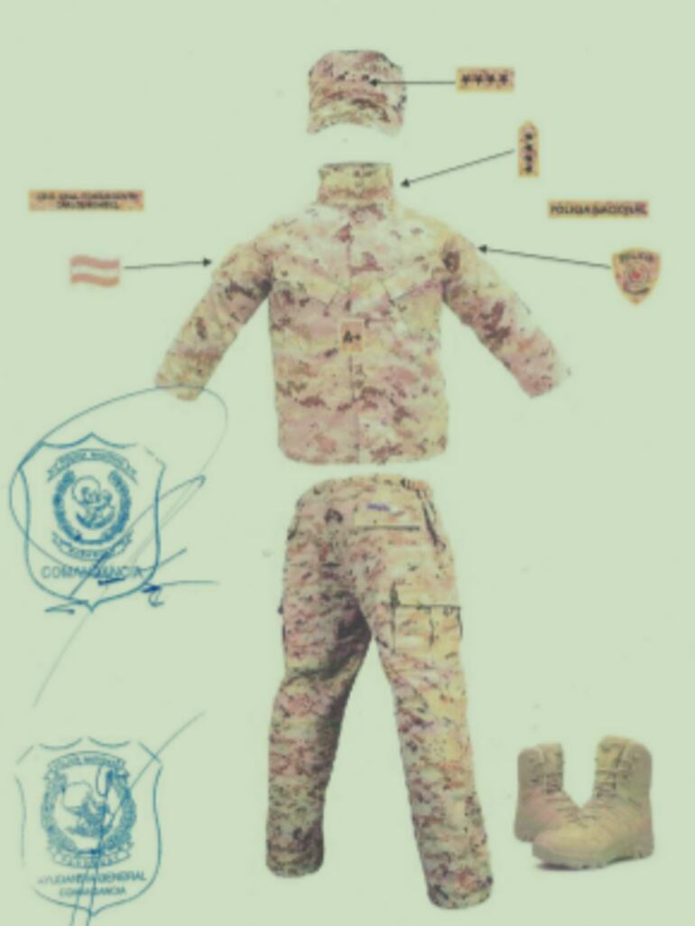 Policía Nacional presenta el nuevo uniforme “F”-TBT