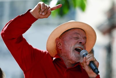 El presidente de Brasil y candidato a la reelección, Luiz Inácio Lula da Silva.