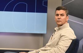 Santiago Peña en los estudios de ABC TV