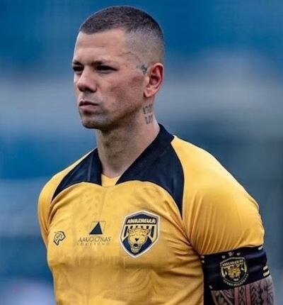 Leonardo Henriques Coelho, futbolista brasileño de 33 años, con pasado en los clubes uruguayos Nacional y Peñarol.