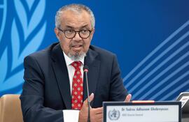 El director general de la Organización Mundial de la Salud (OMS), Tedros Adhanom Ghebreyesus.