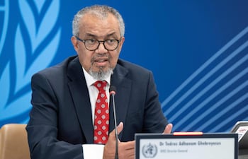 El director general de la Organización Mundial de la Salud (OMS), Tedros Adhanom Ghebreyesus.