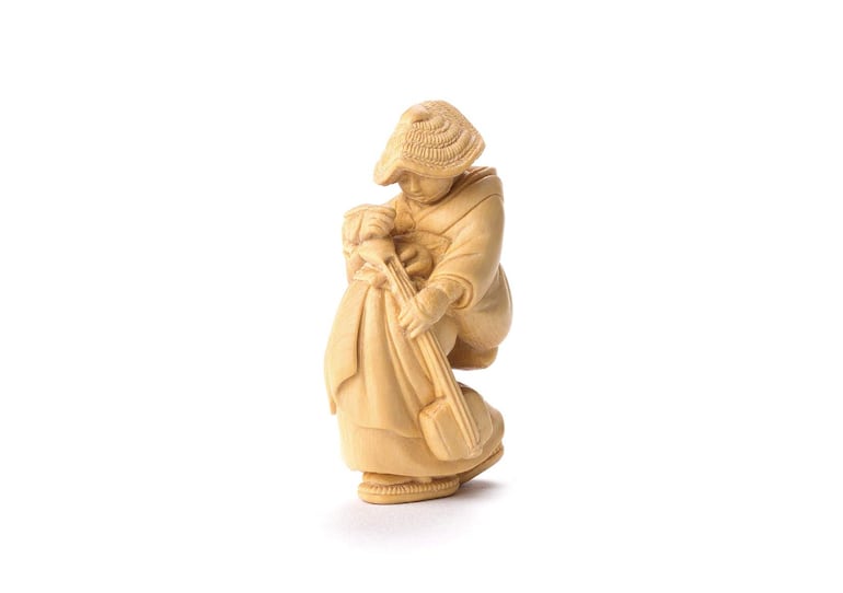 Imágenes para ilustrar la muestra japonesa Netsuke