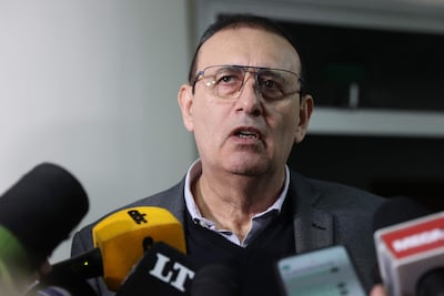El exsenador paraguayo Erico Galeano, condenado a 13 años de cárcel por asociación criminal y lavado de activos del narcotráfico.