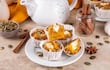 Muffins especiados de queso crema y calabaza. Imagen ilustrativa.