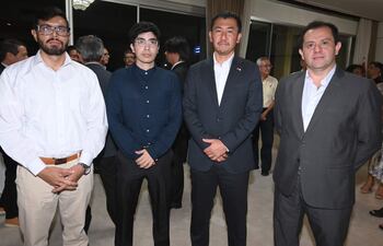 Alfredo Blacttler, Matías Benítez, Takuma Inoue y Andrés Molina.