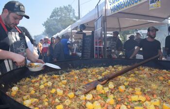 El guiso carretero se robó la atención de todos en el Kuré ára de Luque del año pasado.