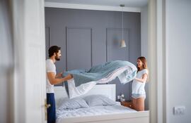 Trucos para arreglar la cama, imagen ilustrativa.