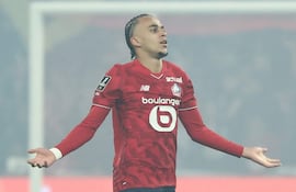 Ethan Mbappé le dio con su tanto el triunfo al Lille sobre Marsella por 1-0.