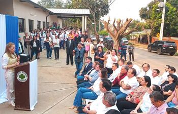 Ministra de Salud, Dra. María Teresa Barán, pidió dejar de lado todas las cuestiones políticas partidarias y que la salud llegue a toda la población.