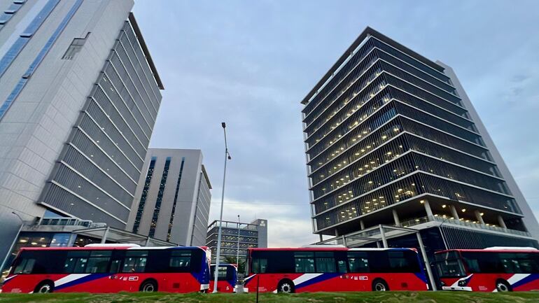 Los buses eléctricos llegarán hasta las oficinas de Gobierno.