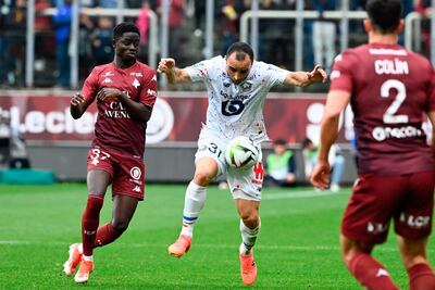 El Lille derrotó al Metz en Francia
