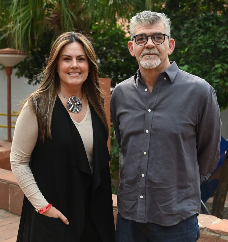 Vivian Benítez y Carlo Spatuzza.