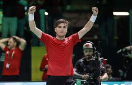 Raphael Collignon le dio el primer punto a Bélgica sobre Francia con su triunfo frente a Corentin Moutet.