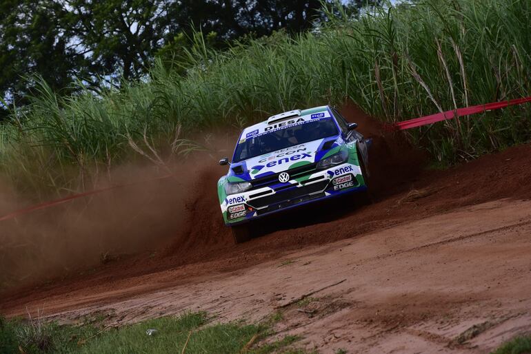 Augusto Bestard fue el ganador de la edición 2023 del Rally de Caaguazú, cuando aún era el campeón vigente.