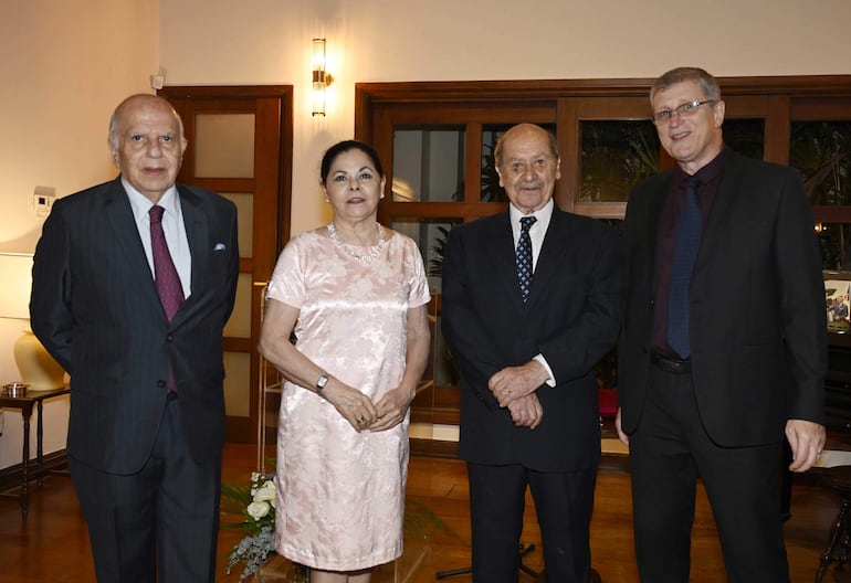 José María Caniza, Lidia Fiore, Henry Bergeron y Jérôme Pin. 