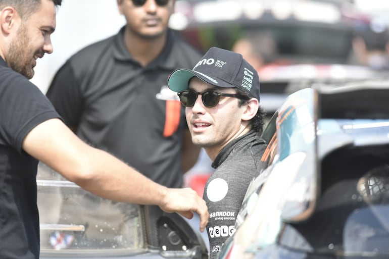 El piloto paraguayo Diego Domínguez Bejarano en el Rally del Paraguay 2026.
